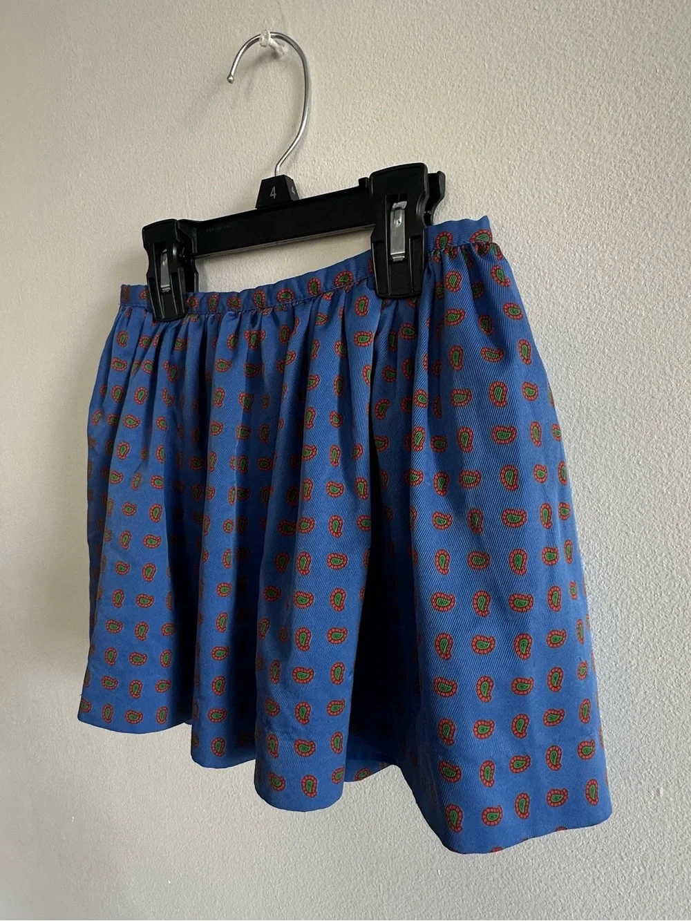 Ralph Lauren Blue Paisley-Print Girls' Skirt